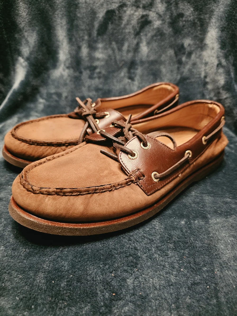 Sperry's Classic Men’s Brown Leather Boat Shoes